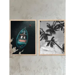 WALLLANE Brown Wood Wall Art-picture-31