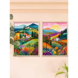 WALLLANE Brown Wood Wall Art-picture-38