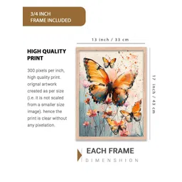 WALLLANE Brown Wood Wall Art image 3