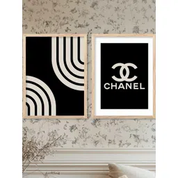 WALLLANE Modern 2 Piece Wood Abstract Wall Paintings-picture-37