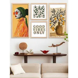 WALLLANE Modern Wall Art Poster With Frame (Set of 4 Frames)-picture-36