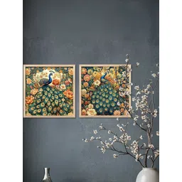 WALLLANE Set of 2 Floral & Botanical Wood Wall Art image 5