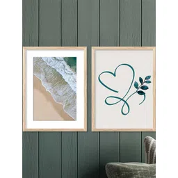 WALLLANE Set of 2 Modern Wall Art Poster With Frame-picture-22
