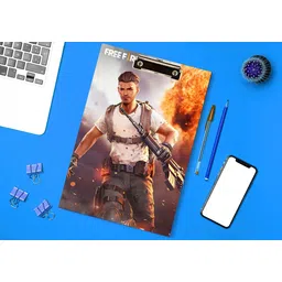 wallpaperroll Free fire Smarty man fighter Digital Reprint Clip Board Exam Pad (14x9.5 Inches) image 2