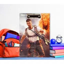 wallpaperroll Free fire Smarty man fighter Digital Reprint Clip Board Exam Pad (14x9.5 Inches) image 3