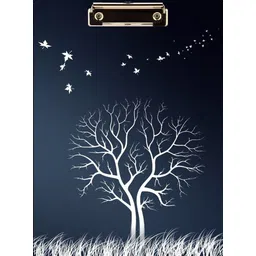 wallpaperroll Golden Tree Reprint Clip Board Exam Pad (14x9.5 Inches)-picture-40