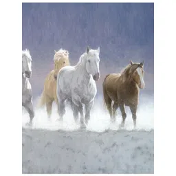 Wallpics Blue & White Birds and Animals Paper Paintings Wall Art-picture-14