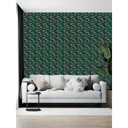 Wallpics Green & Blue Printed Wallpaper-picture-29