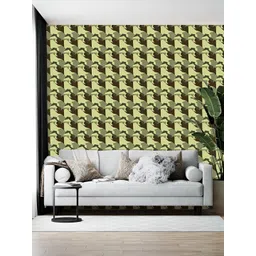 Wallpics Green & Brown Printed Self-Adhesive Wall Sticker-picture-36