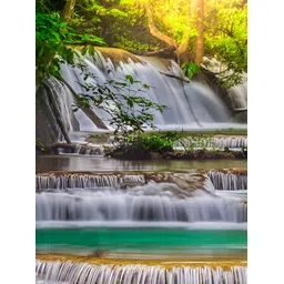 Wallpics Green & White Paper Printed Wall Poster-picture-10