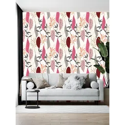 Wallpics Pink & White Printed Self-Adhesive Wall Sticker-picture-24