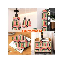 Wallpics Pink Printed Self-Adhesive Wallpaper image 2