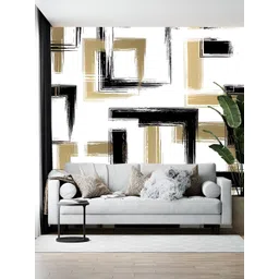 Wallpics White & Black Abstract Printed Self-Adhesive Wallpaper-picture-19