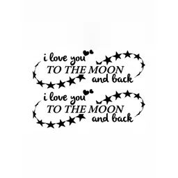 Wallpics White & Black Printed Waterproof Wall Sticker-picture-30