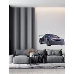 Wallpics White & Grey Car Printed Waterproof Wall Sticker-picture-39