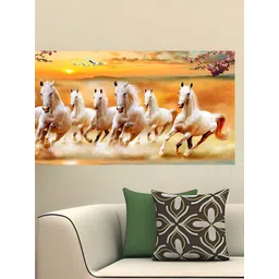 Wallpics Yellow & White Animal Printed Waterproof Wall Poster-picture-25