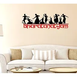Wallstick ' Bharatanatyam ' Wall Sticker (Vinyl, 95 cm x 30 cm, Multicolor) 57-WL-0040-picture-21