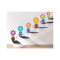 Wallstick Beautiful Flower Pot wallsticker-picture-34