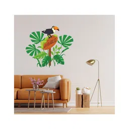 Wallstick Beautiful Jungle Bird for Home Decorative Vinyl Wallsticker-picture-11