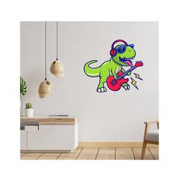 Wallstick Crazy Rocking Dino Decorative Vinyl Wallsticker-picture-17