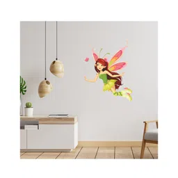 Wallstick Cute Fairy Angel for Kids Room Decorative Vinyl Wallsticker-picture-18