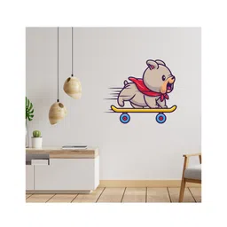 Wallstick Cute Puppy for Kids Room Decorative Vinyl Wallsticker-picture-23