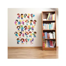 Wallstick Happy Kids With Alphabets Wallsticker-picture-19