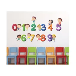 Wallstick Happy Kids With Numbers Wallsticker-picture-22