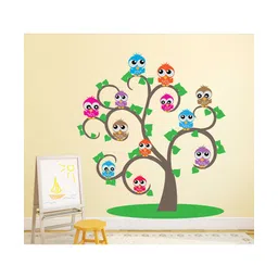 Wallstick Tree With Owl Family Wallsticker-picture-13