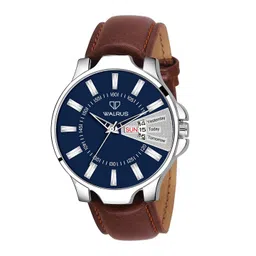 Walrus Men Blue Brass Printed Dial & Brown Straps Analogue Watch WWTM-AST-X-030307-Blue-picture-10