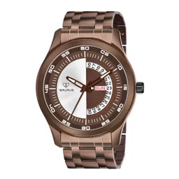 Walrus Men Brass Dial & Stainless Steel Bracelet Style Straps Analogue Watch-picture-16