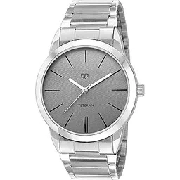 walrus Men's Analog Watch | Grey Dial, Silver Strap | Stylish Quartz Movement | 1-Year Warranty | Premium Alloy Build | Ideal for Formal and Casual Wear- Old Money Style.-picture-50