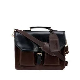 Walrus Unisex Textured Leather Laptop Bag-picture-30