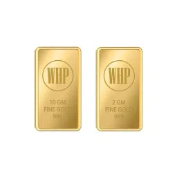 Waman Hari Pethe Jewellers Combo of 24k (999) 10gm & 2gm Yellow Gold Bar image 1