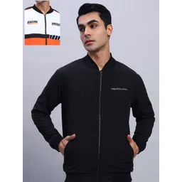 WANDERLOOMS Men Reversible Outdoor Bomber with Embroidered Jacket-picture-29
