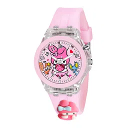WANTON Kids Patterned Dial Analogue Multi Function Watch KD-01 PINK TEDDY-picture-11
