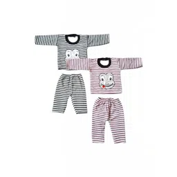 waokid Unisex Kids Printed T-shirt with Pyjamas-picture-36