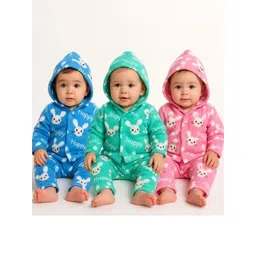 waokid Unisex Kids Printed Tunic with Pyjamas-picture-25