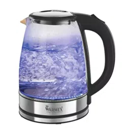 Warmex EK 09 TL 1500W 1.8 Litre Borosilicate Glass Electric Kettle with Blue LED Light-picture-10