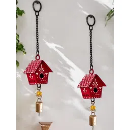 WARMINGO DE Red Hut Wall Decor - Set Of 2-picture-18