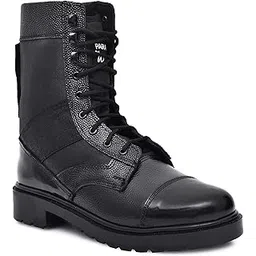 warnex para Long D.M.S. PU Sole Light Weight Boots for Men (Black)-picture-27