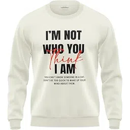 warriorworld Men's 100% Cotton Sweatshirt | Stylish Printed Design | Soft Fabric | Full Sleeve Casual Wear | Trendy WinterWear.-picture-16