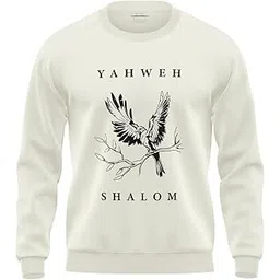 warriorworld Men's 100% Cotton Sweatshirt | Yahweh Shalom Design Print | Spiritual Winterwear for Men.-picture-38