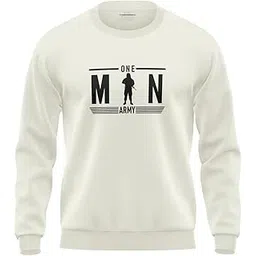 warriorworld Men's Cotton Sweatshirt | Printed Pullover | Stylish Winter Wear for Men | Regular Fit Casual Sweatshirt-picture-31