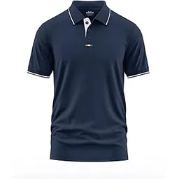 warriorworld Warrior World Men’s Polo T-Shirt | 100% Cotton | 270 GSM Heavyweight Fabric | Stylish Polo for Casual & Office Wear | Soft, Breathable & Durable-picture-28