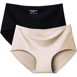 warzix Ice Silk Seamless Mid Rise Hipster Panties for Women & Girls, Regular Wear Ultra Smooth Breathable Stretch Fabric, No Show Panty Lines Assorted Colours-picture-56