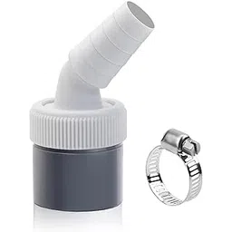 Washing Machine Waste Pipe Connector, Drain Pipe Connector with Hose Clamp, Universal Fit for 18-24mm Pipes, Compatible with Most Washing Machines Hardware Tubing-picture-29