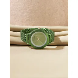 WATCHSTAR Women Stainless Steel Bracelet Style Straps Analogue Watch Laxi Green-picture-27