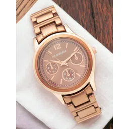 WATCHSTAR Women Stainless Steel Bracelet Style Straps Analogue Watch-Lovely BrownDL-picture-20