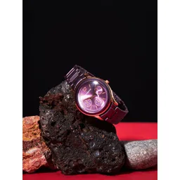 WATCHSTAR Women Stainless Steel Bracelet Style Straps Analogue Watch Lovely purpleDL-picture-18